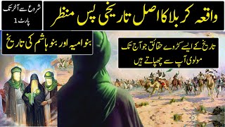 History Of Banu Umayya And Banu Hashim  Karbala Series  Part 1 [upl. by Sasha]