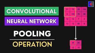 Pooling Layer in CNN  MaxPooling in Convolutional Neural Network [upl. by Osnofla726]