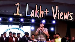 Darshan Speech In Jayciana 2017  SJCE Mysuru [upl. by Ynnaj]