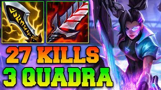 27 Kills  3 Quadra Kills Samira Guide ADC Build Season 14 LOL  Samira Gameplay S14 Patch 1420 [upl. by Wrdna330]