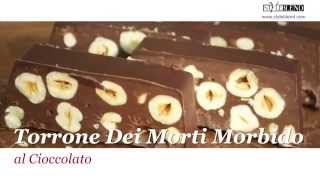 Torrone dei morti morbido al cioccolato  Styleblendcom [upl. by Icat]