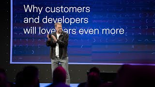 WeAreDevs Keynote Software defines the vehicle Why customers amp developers will love cars even more [upl. by Asoj541]