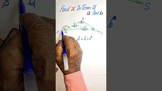 Find x in terms of a and b maths mathematics shorts [upl. by Enohsal]