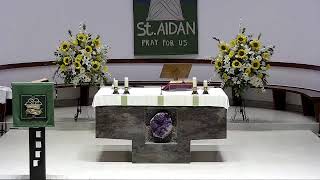 6pm Sat Vigil Mass 14 Sept St Aidans Catholic Church Coulsdon UK [upl. by Atilemrac245]