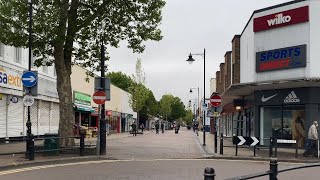 MEDWAY WALK  GILLINGHAM HIGH STREET  Train Station to Police Station [upl. by Eiwoh525]