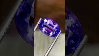 Oval Cut Blue Tanzanite Gemstone 780 ct tanzanite gemstone gemstonecollection gemstonejewelry [upl. by Alvarez164]