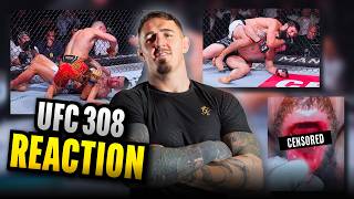 Tom Aspinall Reacts To UFC 308 😲 How is Ilia Topuria So GOOD [upl. by Euqilegna]