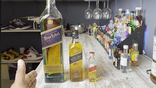 Johnnie Walker Black Label Blended Scotch Review in Hindi  Most Popular 12 years old Blended Scotch [upl. by Ellehcal814]