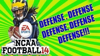 NCAA 14 Football quot DEFENSE WINS GAMES quot 43 PLAYBOOK SCHEME  NCAA Football 14 [upl. by Molini]