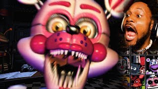 EVERY ANIMATRONIC EVER were gonna die  FNAF Ultimate Custom Night 1 [upl. by Stanfield898]