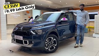 Bigger amp More Spacious Than Creta New Citroen C3 Aircross  ₹999 lakh  Review [upl. by Fleisher940]