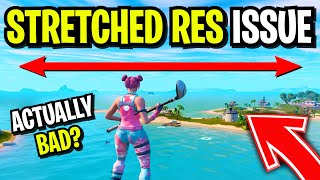 Should You Actually Use a Stretched Resolution in Chapter 3 Fortnite Stretched Res Disadvantages [upl. by Olimreh]