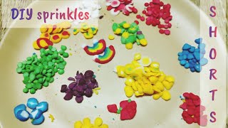 DIY sprinkles homemade sprinkles for cakes  vegan sprinkles veg sprinkles at home shorts [upl. by Letney421]