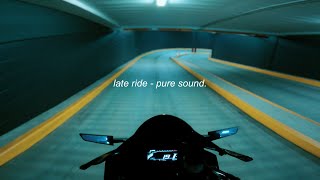 late ride  pure sound yamaha r7 [upl. by Nosreh]