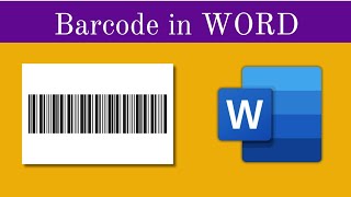 How to create Barcode in Microsoft WordBarcode in Word barcode [upl. by Eocsor569]