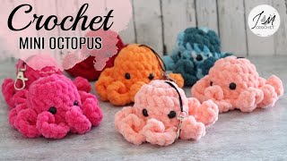 🌟SUPER CUTE amp EASY 🐙 Crochet mini octopus tutorial NO SEW Crochet Amigurumi MINI OCTO plushies [upl. by Suiradel]