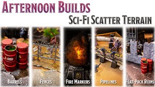 Afternoon Builds  Scatter Terrain for 40K [upl. by Ennovi]