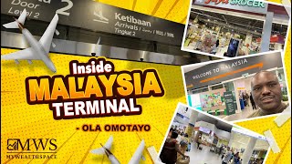 Inside Malaysia Terminal  Kuala Lumpur Malaysia Airport Tour KUL  Restaurants Shopping Areas [upl. by Claudian]