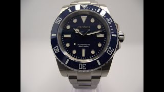 Cronos L6015 Submariner Homage 4K Watch Review [upl. by Nole]