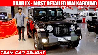 Mahindra Thar Top Model  Most detailed Walkaround  Thar 2021 Thar Modified Accessories [upl. by Dumas]