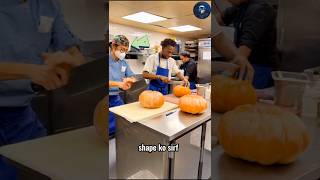 Ninja technique of cutting pumpkin 🤯  New Viral Gadjet  hand crafts shortvideo shorts [upl. by Ycrad]