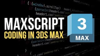 Coding In 3Ds Max  Maxscript [upl. by Griffiths528]