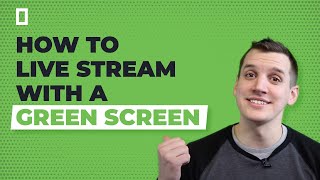 How to Live Stream with a Green Screen OBS Tutorial [upl. by Esemaj]