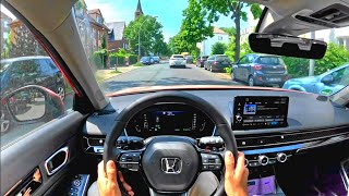 2024 Honda Civic Sedan POV City Test drive Berlin [upl. by Sotnas657]