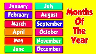 Months of the Year Song  Song for Kids  The Singing Walrus [upl. by Esta]