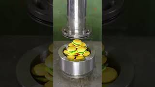 Hydraulic press vs candy facts viralvideos ytshorts trending favela 😱😱 [upl. by Boothman328]