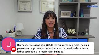 URGENTE Abogada Claudia aclara sobre residencia con USCIS y fecha de corte [upl. by Nnasor]