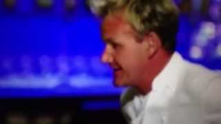 Gordon ramsay kissing a competitor in hells kitchen season 7 episode 1 [upl. by Frey645]