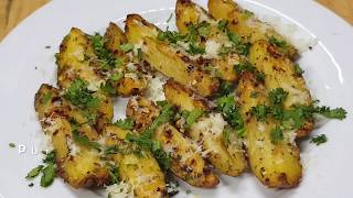 italianStyled Potato Wedges [upl. by Siraved]