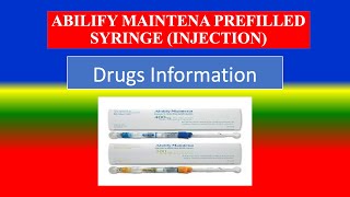 ABILIFY MAINTENA PREFILLED SYRINGE INJECTION  Brande Name Precautions How use Side Effects [upl. by Uno361]