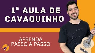 PRIMEIRA AULA DE CAVAQUINHO PARA INICIANTES  APRENDA PASSO A PASSO [upl. by Yeung]