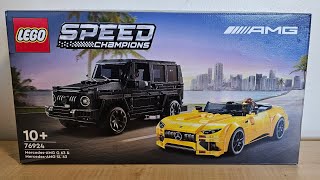 Speed Champions Mercedes AMG G63 amp Mercedes AMG SL63 76924 Silent Build 🎧 [upl. by Ainaznat778]