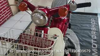 Dijual Honda C70 Original Th1974 3 Speed Red Candy [upl. by Dall]