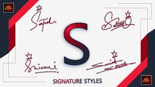 S signature Styles  Signature for my Name Start with S  Signature Style of S [upl. by Pippas]