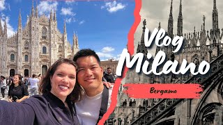 3 dias em Milão e Bergamo  Vlog Italia com preços [upl. by Bornstein]