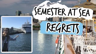 Semester at Sea  REGRETS and What I Wish I Did Differently [upl. by Eelarak]