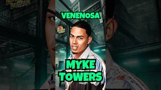 Myke Towers  VENENOSA Letra  Lyrics shorts [upl. by Yablon888]