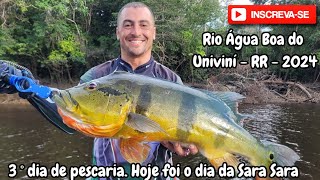 Hoje o peixe não queria hélice ai foi quando a Sará Sará reinou Rio Água Boa do Univiní  RR [upl. by Cosetta]