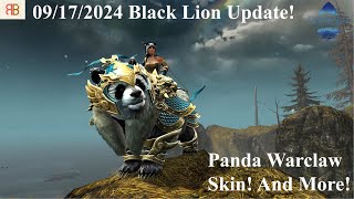 GW2  09172024 Black Lion Update  New Panda Warclaw Skin [upl. by Hars]