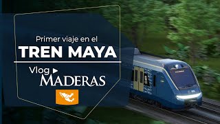 Primer viaje del Tren Maya  Vlog Maderas [upl. by Willem]