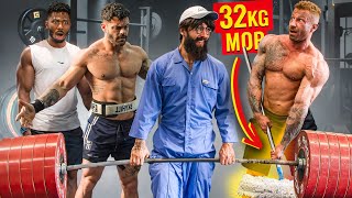 ANATOLY Use 32kg Mop in a GYM  ELITE Powerlifter Pretended to be a CLEANER 33 [upl. by Sigler629]