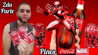 Pines Coca Cola Marvel 🦸🏻‍♂️ ➕ A La Colección [upl. by Rosita]