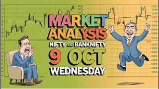 Haryana Result  Market Analysis for Wednesday  Nifty and Bank Nifty Analysis  09 Oct Analysis [upl. by Clippard]