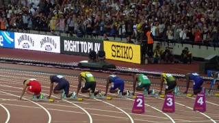 World Athletics Championships London 2017 100 Metres Final [upl. by Ytissahc]