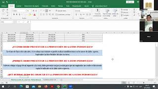Proyeccion de Gastos Personales 2023 [upl. by Ahsiemac]
