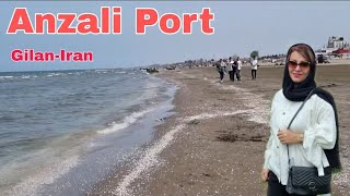 Bandar Anzali boat riding walking tour The largest port in northern Iran l2022 [upl. by Htebazileharas2]